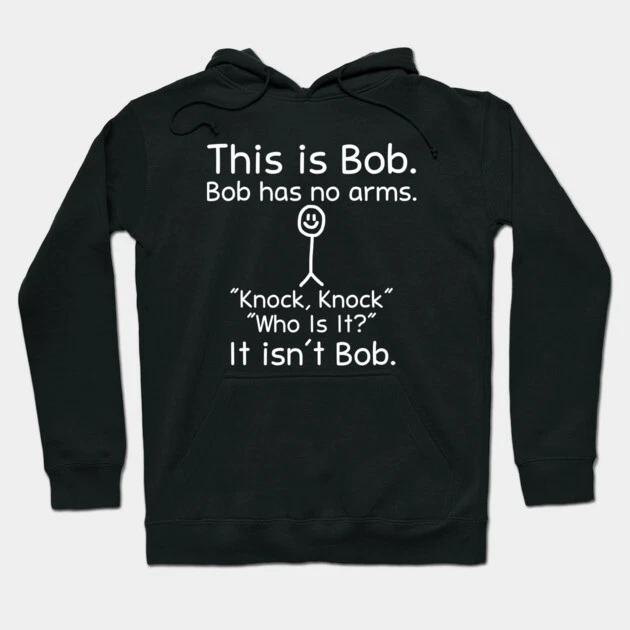 Funny This Is Bob Meme Graphic Unisex Cotton Casual Pullover Hoodie