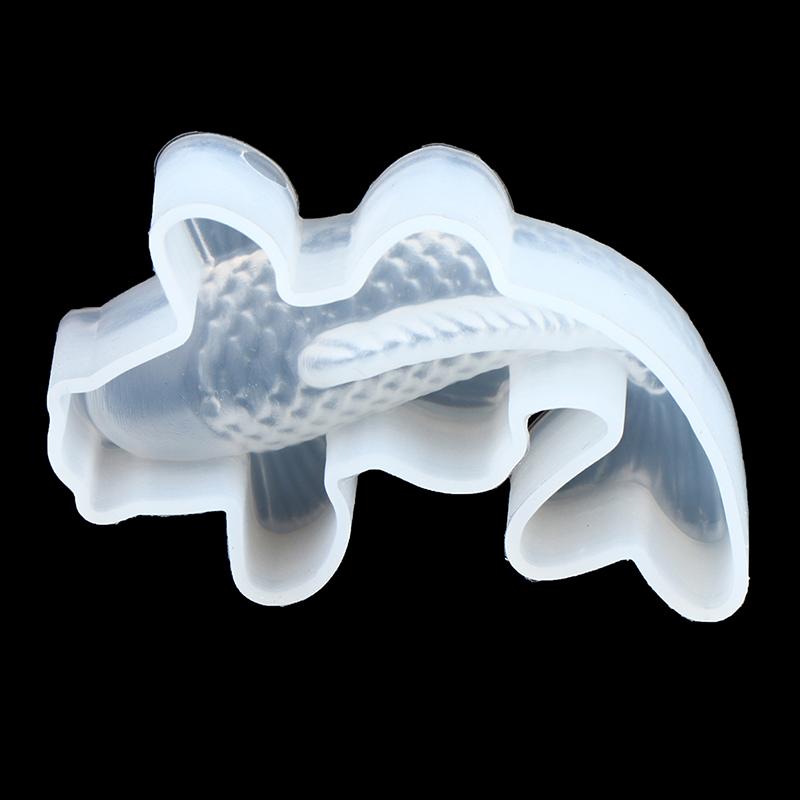 Lucky Carp Fish Shapes Silicone Resin Mold Jewelry Fishtail Uv Epoxy Resin Mold