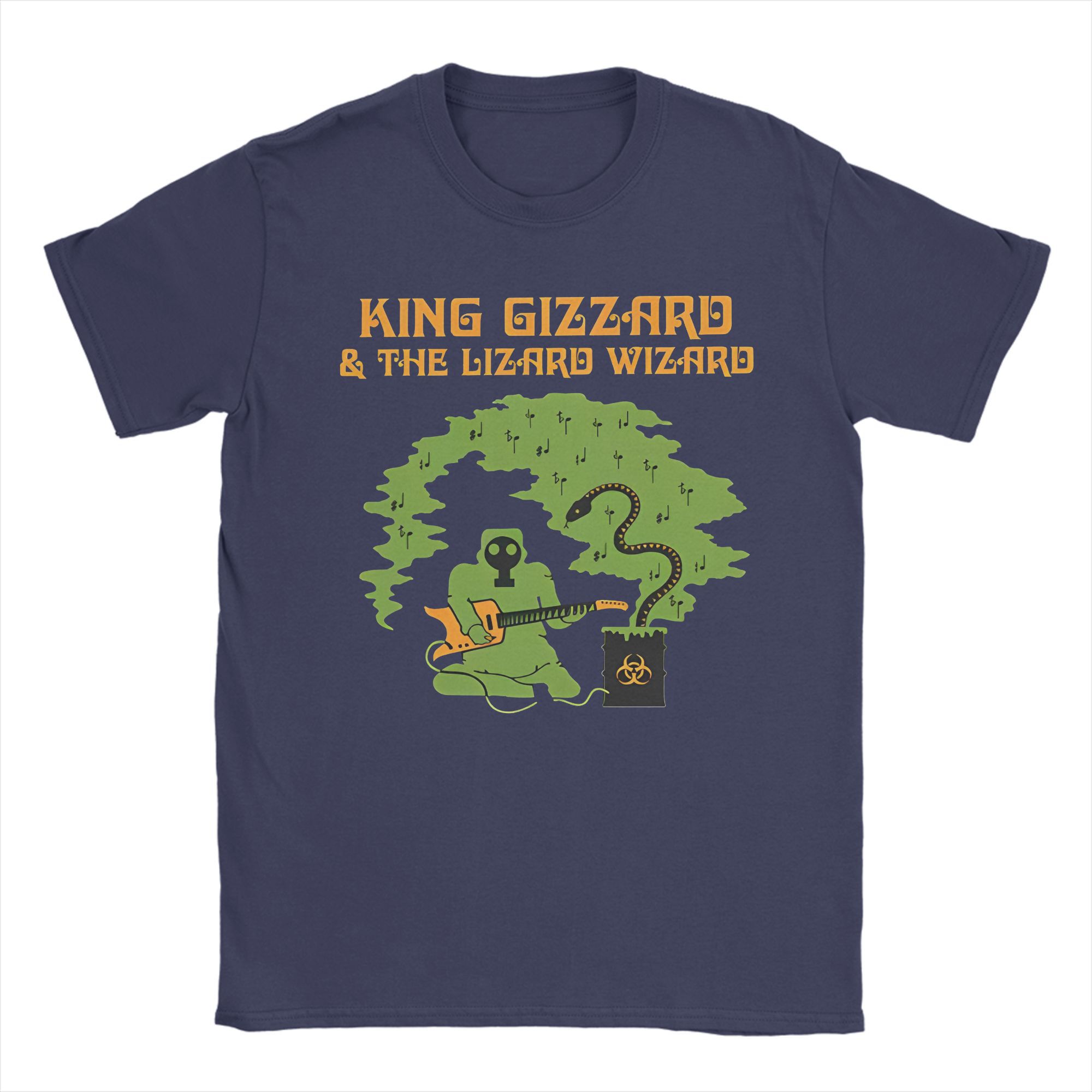King Gizzard And The Lizard Wizard Афины Греция 2025 Футболка Хлопковая одежда Смешные футболки с коротким рукавом и круглым вырезом 6XL Футболка 4XL 2060₽