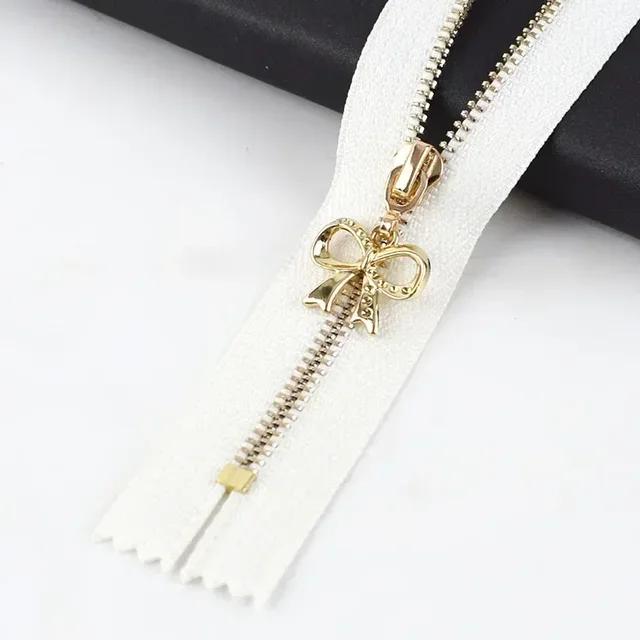 5Pcs Meetee 3# 15-30cm Metal Zippers Bags Closed End Auto Lock Zipper for Clothes Repair Kit DIY Sewing Material Accessories