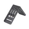 L Shaped Camera Cheese Plate with 1 4  and 3 8  Threaded Holes Extension Switching Mounting Plate for DSLR Camera