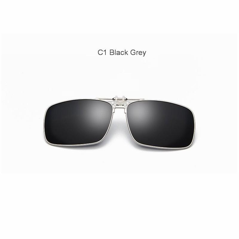 

Retangle Polarized Sunglasses Lens Clip On Myopia Glasses Night Vision Women Men Sun Glasses With Clips Unisex UV400 Other