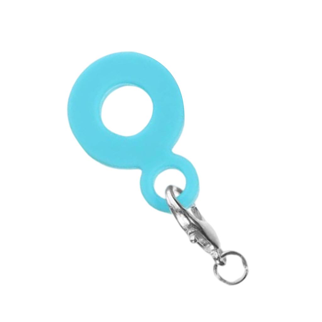 Silicone Straw Charm Hanging Cup Pendant Keychain Accessory Straw Decorative Pendant Suitable for Drinkware Decoration