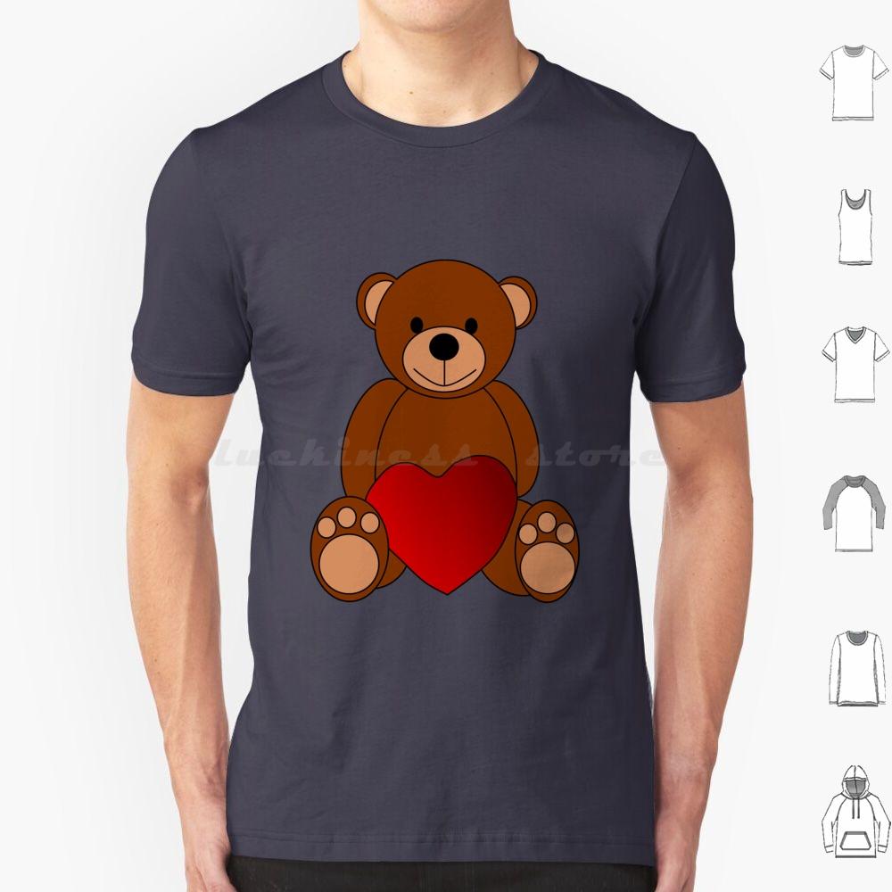 Teddy Love T Shirt Men Women Kids 6xl Teddy Love Bear Teddybear Valentine Valentinesday Red Indianred Indian Brown Toy Toys