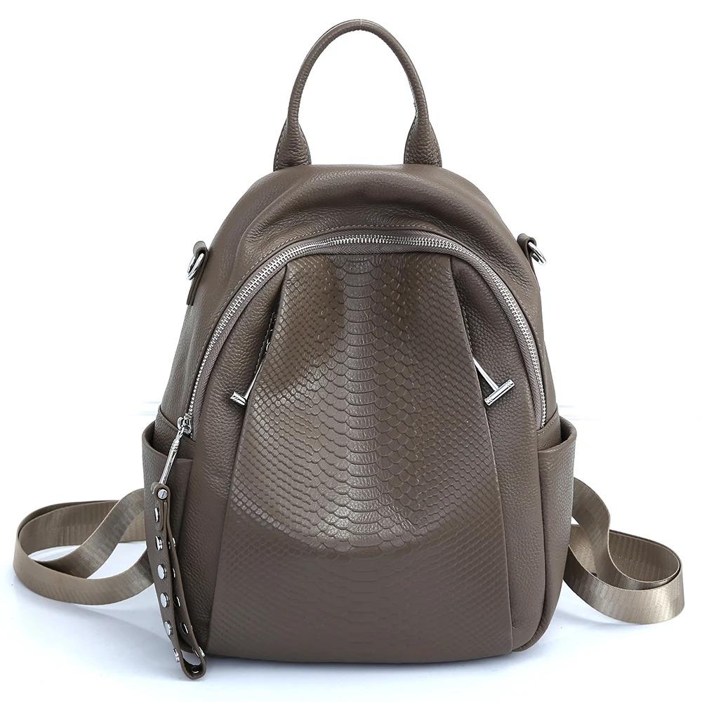 Genuine Leather Backpack For Women