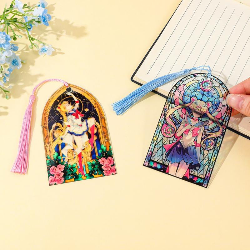 Sailor Moon Acrylic Bookmark Anime Enthusiast Book Accessories Student School Supplies Teacher Office Stationery