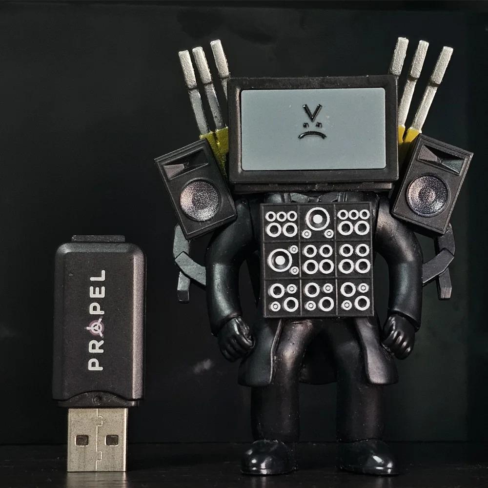 

Скібіді іграшкова фігурка туалет мерч офіційно ліцензована дитяча екшн пластикова фігурка іграшка сюрприз титан Делюкс 6 дюймів Планжермен