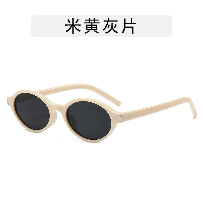 European American Style Sunglasses Men Oval Shape UV400 Protection Women's Sunglasses Vintage Style Trendy Sun Glasses