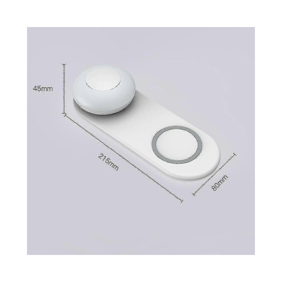 10w Magnetic Wireless Charger Compatible with Iphone Xiaomi Huawei Android Smartphone, with Led Recharge Night Light - PW