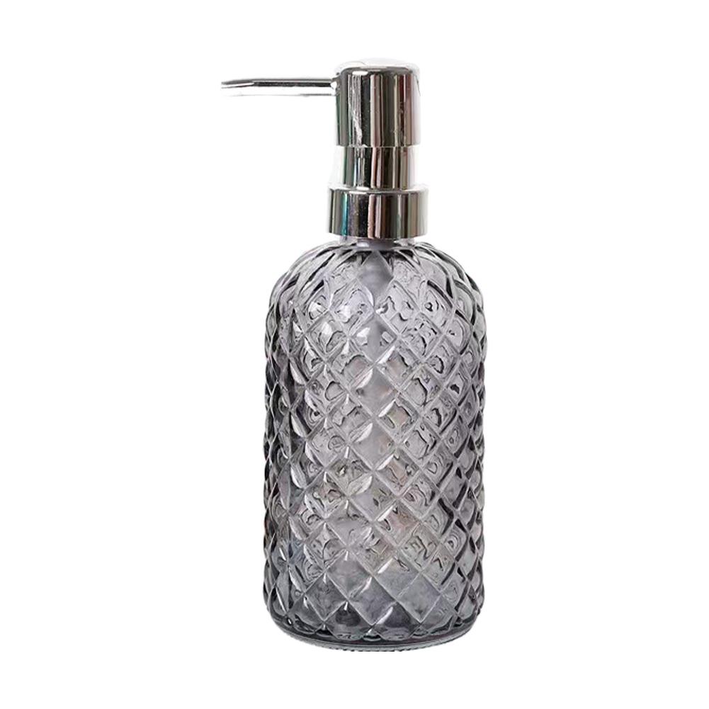 480ml Glass Sub-bottling Refillable Hand Sanitizer Body Wash Hand Pump Dispenser Stainless Steel Pump For Kitchen Home Bathroom