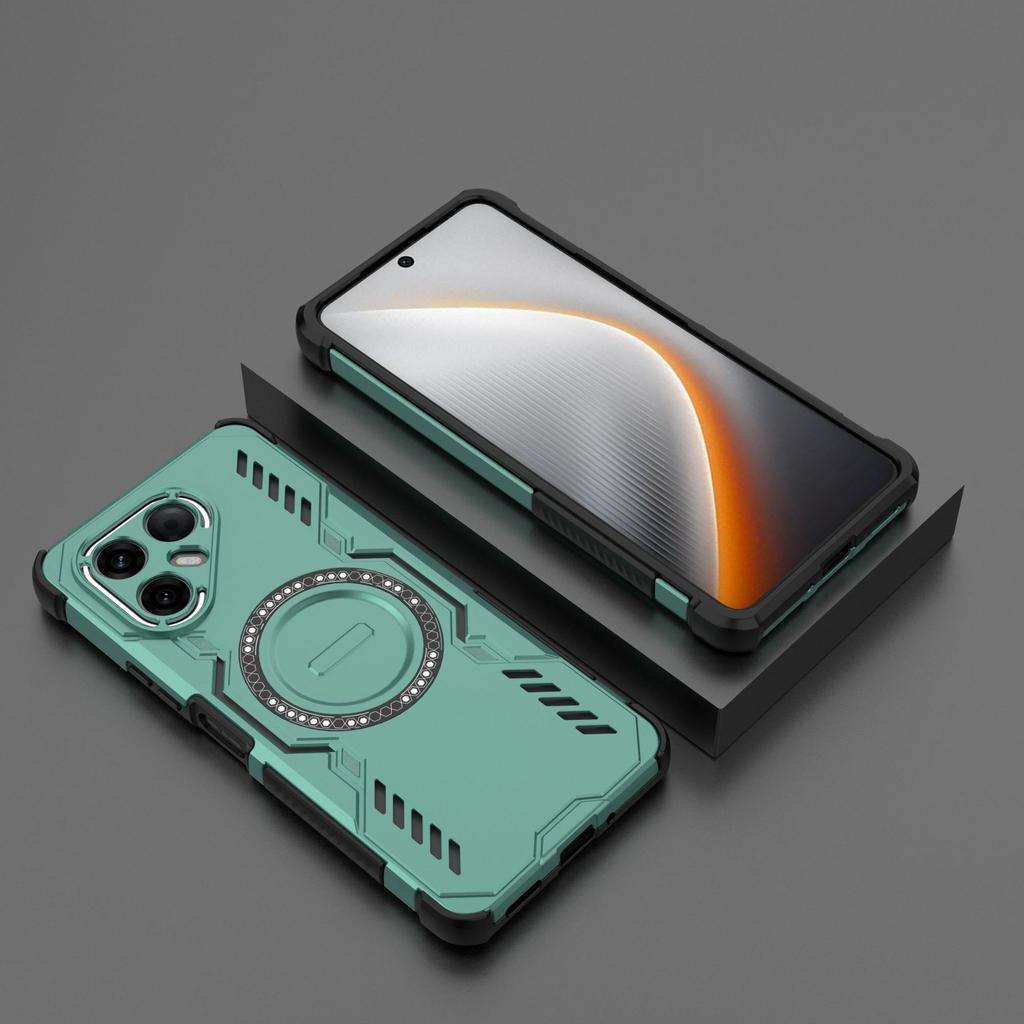 Suitable for Transsion TEC POVA1 Butterfly Nail Magnetic Induction New Mobile Phone Case TEC POVA 1 Anti-drop Mobile Phone Case