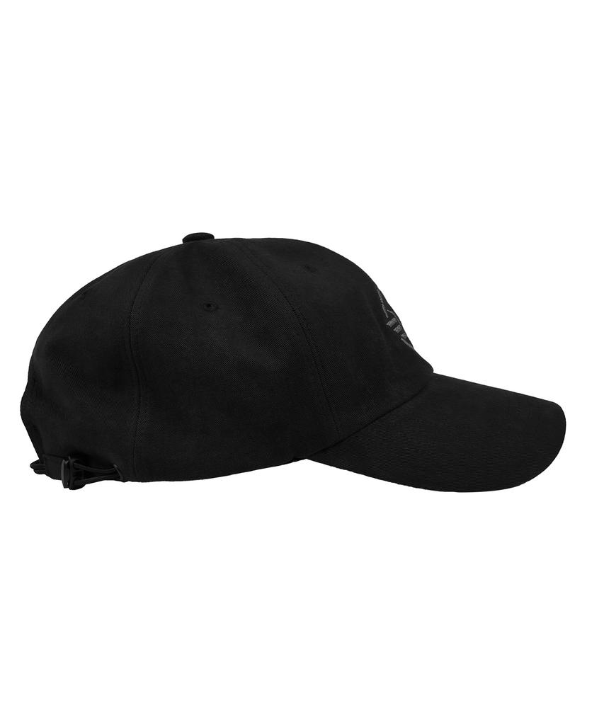 Nyuteib Lone Star Oversized Baseball Cap - Black