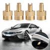 10/40pcs Copper Slotted Head Tire Valve Stem Cap with Core Remover Tool for Auto Motorcycle Bike Tire Wheel Stem Air Valve Caps