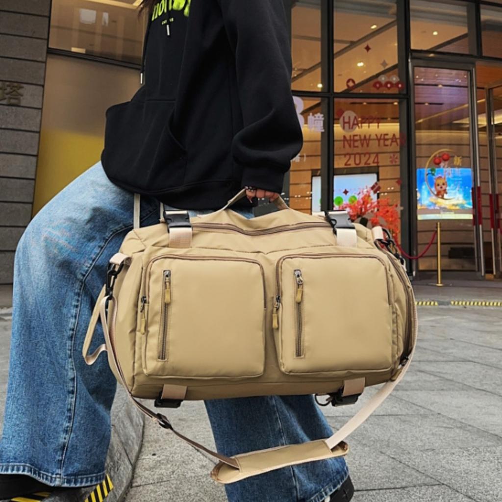 Men and Women Same Multi-functional Large Capacity Multi-pocket Portable Travel Luggage Bag with Shoes and Warehouse Gym Bag
