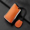 5 Button Metal and Leather Car Key Case Cover For Lexus LM350h LM500H  2024 Car Key Case Protect Fob