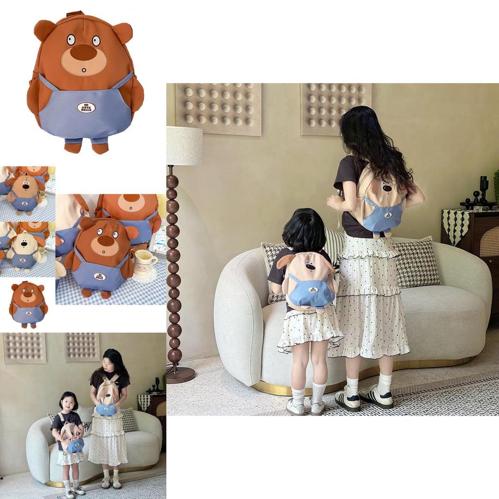 Adorable Cartoon Dog Backpack For Kids With Breathable Nylon Design Perfect For School