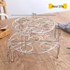 304 Stainless Steel Double Layer Steamer Rack with Egg Holder and Variable Hole Sizes