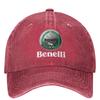 Benelli Racing Motorcross Motorcycle Merch Unisex Baseball Caps Motor Distressed Washed Hats  Classic Outdoor Snapback