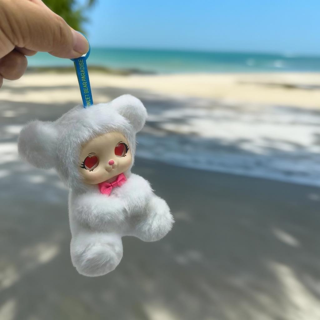 Enamel Doll Keychain - Cute Plush Pendant Gift & Ornament