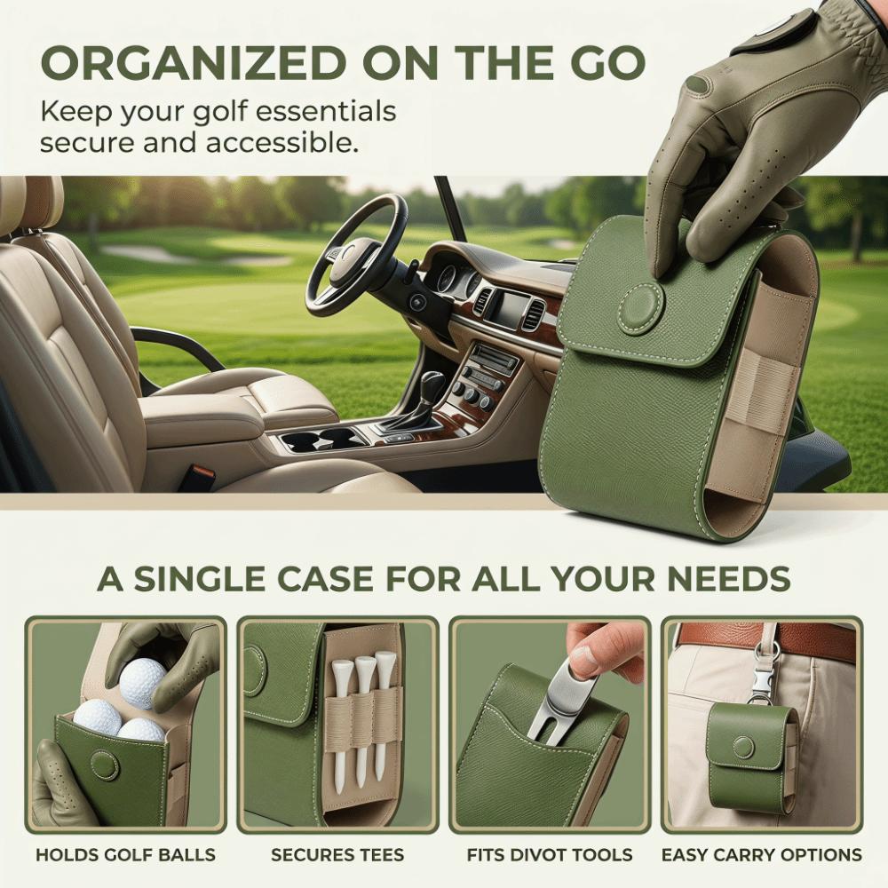 Universal Range Finder Carry Bag PU Leather Rangefinder Hard Case Rangefinder Holder  For Golf