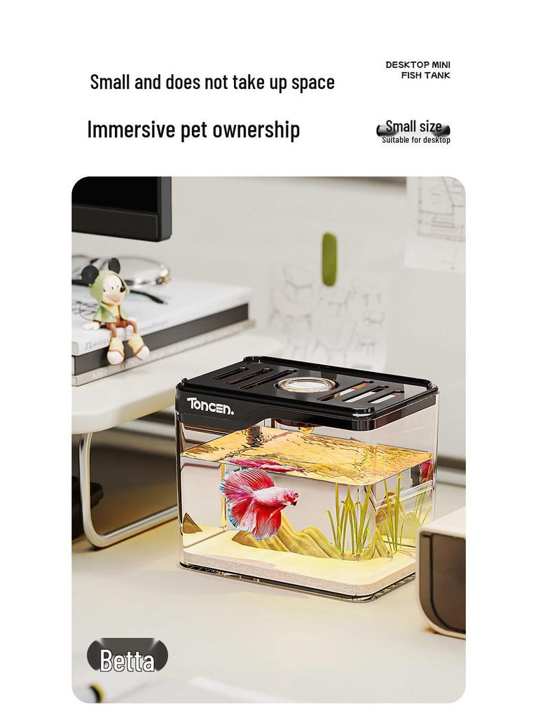 Large Eco-Aquarium Turtle Tank with Climbing Platform and Breeding Box