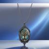 Retro Tree of Life Oval Female Versatile Jewelry Retro Small Gift Pendant Necklace