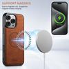 SUTENI H16 For iPhone 16 Pro Max Magnetic Case Kickstand Phone Cover Detachable Card Holder