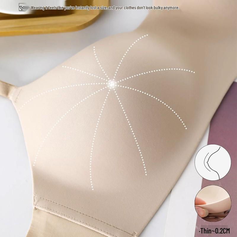 Seamless Smooth Camisole Bra: Lightweight, Supportive, Underwire-Free, Small Chest Gathering