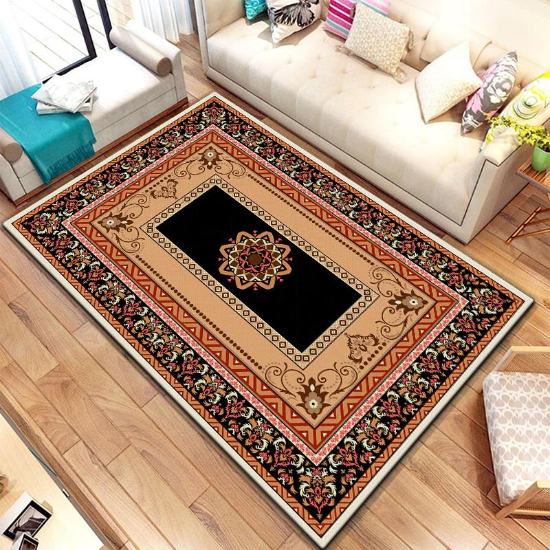 European Style Printed Pattern Non-slip Rug Baby Play Crawl Floor Yoga Mat Living Room Carpet Decoration Tapestry alfombrilla