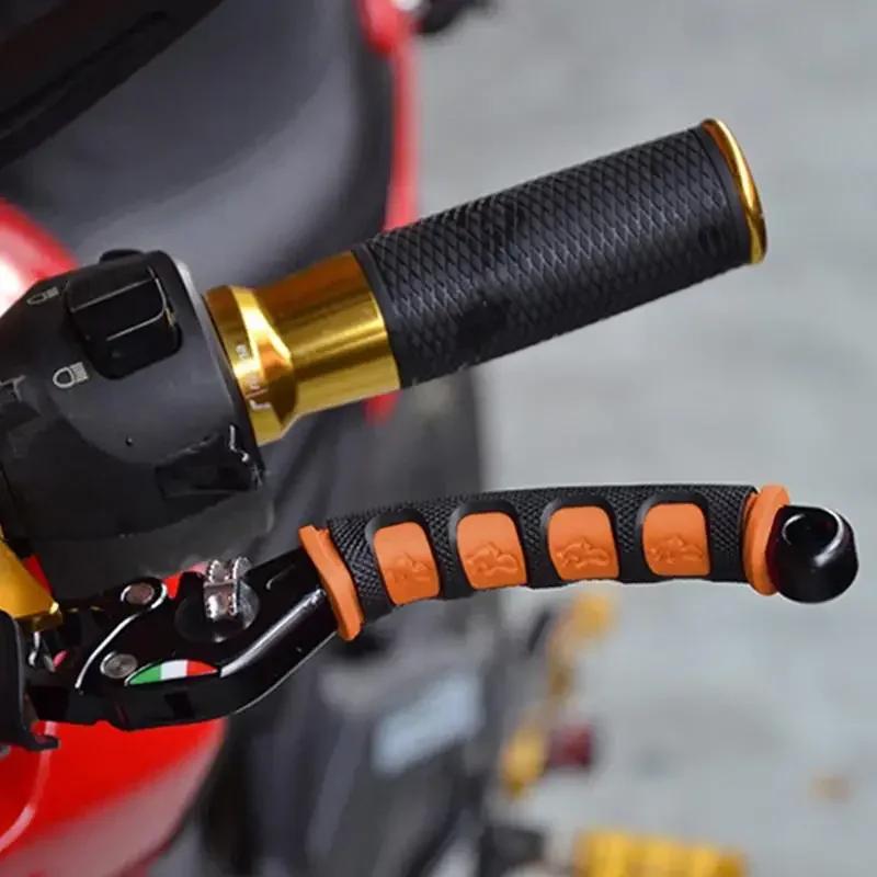 Anti-Slip Brake Lever Grips Protector Motorcycle Rubber Soft Handle Universal Bike Handlebar Cover Motorcycle ATV Accessories