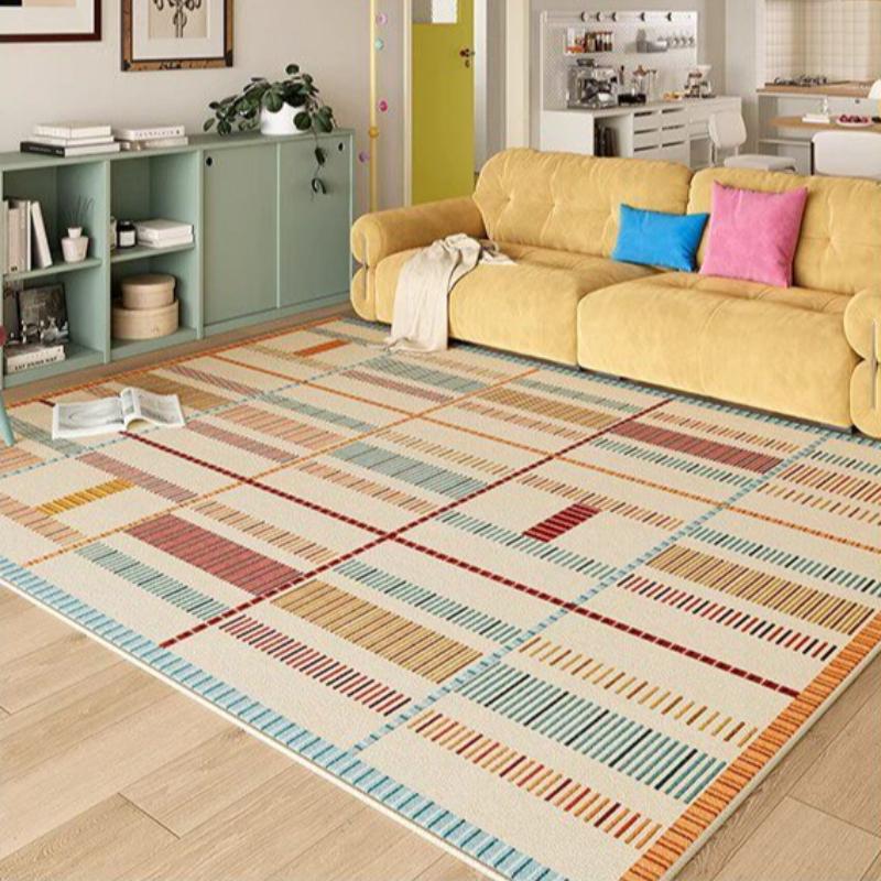 Dopamine Color Bedroom Decor Washable Carpet Large Area Carpets for Living Room Thick Plush Study Floor Mat Home Fluffy Soft Rug