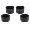 4 Piezas Protectores de Suelo para Patas de Silla 60 mm Plástico Antideslizante Redondo Cubierta Protectora para Patas de Muebles para Suelos de Madera Dura