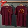 Half Life Classics Logo Lambda in Tops & Tees Cotton T-shirt Vintage Unisex Clothing Graphic T Shirts Streetwear Shirts