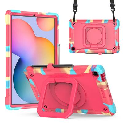Kids Handle Case For Samsung Galaxy Tab S6 Lite 10.4 2022 2020 Tablet Cover S6 Lite SM-P610 P615 P613 P619 Case+Pen Holder+Strap
