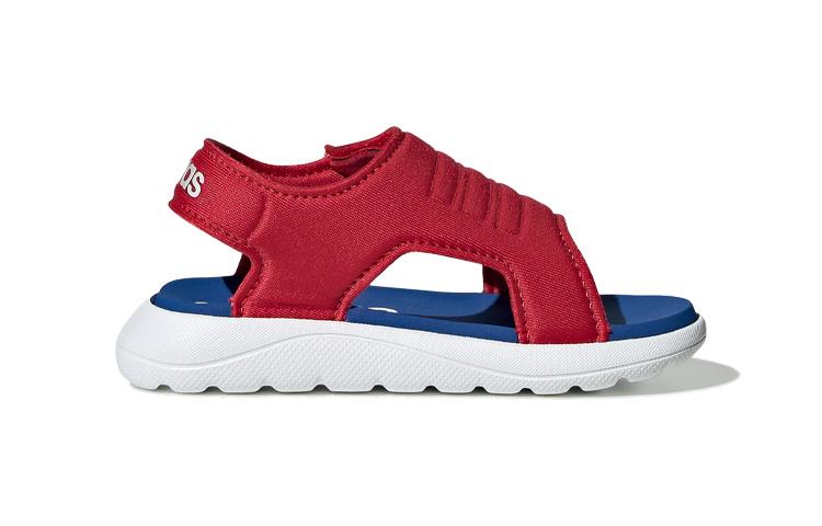 Adidas Comfort Sandal I Comfortable Low top Toddler Shoes Blue Red Infant And Toddler EG2231