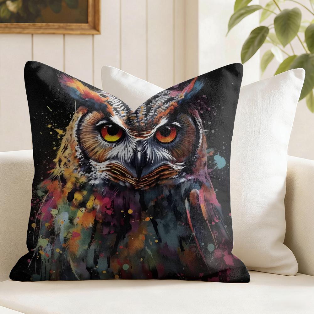 Lion Tiger Animal Cushion Cover Summer Linen Pillow Case Organic Fabric Cushion Cover DoubleSided Print Sofa Home Decor