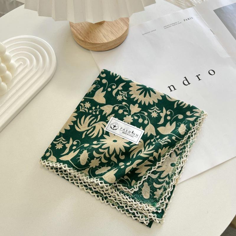 Women Scarves Cotton Handkerchief Fashion Headband Neck Scarfs 70cm