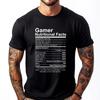 Gamer Nährwertangaben Neuheit Videospiel-Liebhaber Welt-Gamer Harajuku Anime Locker Grafik-T-Shirt Atmungsaktiv