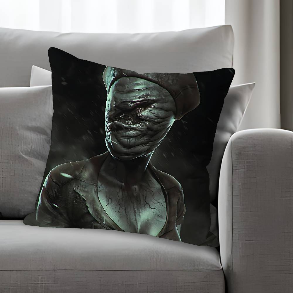 

Horror SSilent HHill Pillow Cases for Bedroom Living Room Sofa Home Decor Polyester Cushion Cover with Zipper 30x30 cm