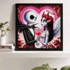 5D DIY Diamond Painting Kit, Skeleton Lover, Adult Beginner 5D Round Diamond Embroidered Crystal Mosaic Crafts, Suitable for Home Wall Settings