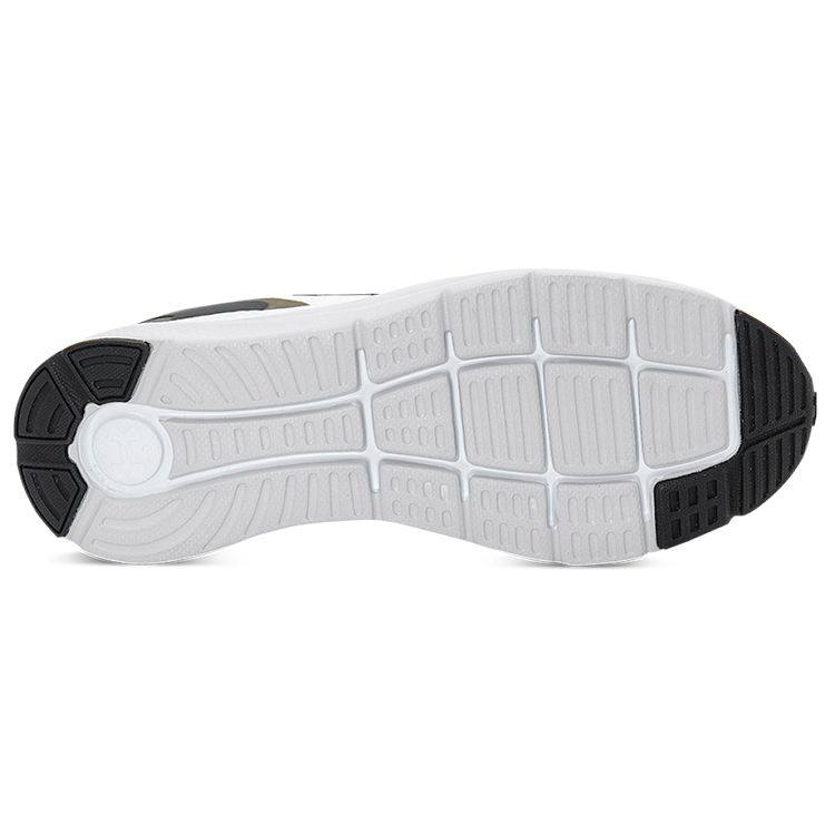 Under Armour Charged Impulse 2 Round Toe Comfortable Fabric Synthetic Leather Low Top Running Shoes Men sneaker White 3024136-100