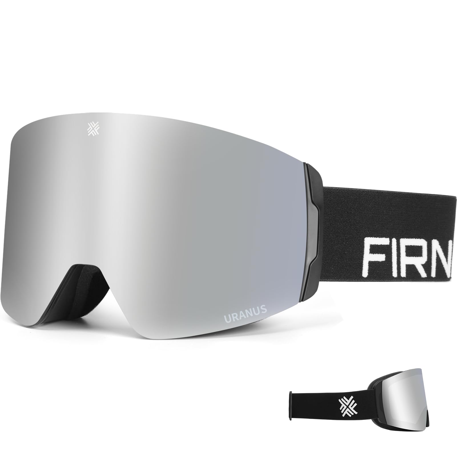 

FIRN URANUS Ski and Snowboard Double Asian Quick Lens Glasses UV Wide Field of Helmet High Official Japanese Product Goggles, Lens, Fit, Change,