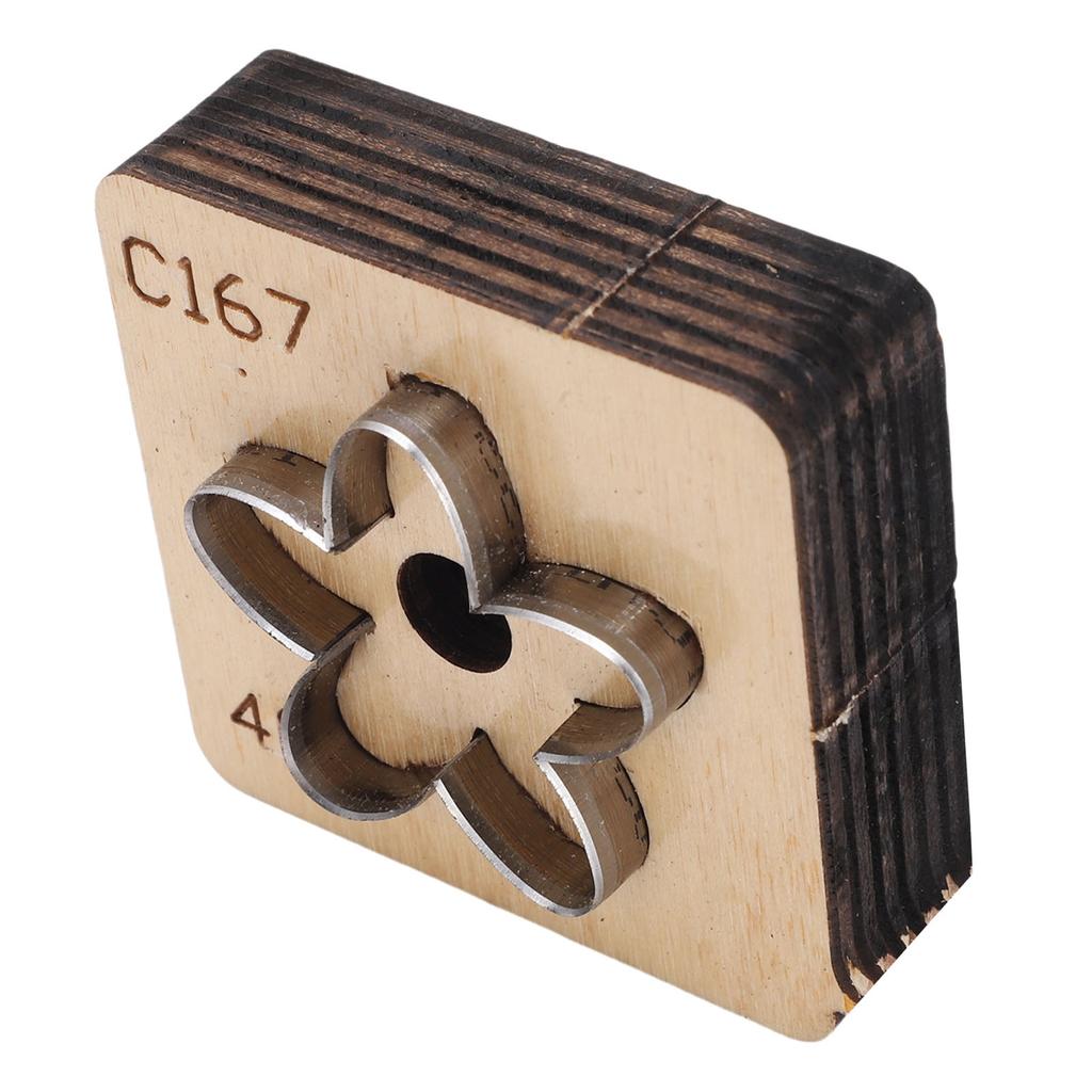 Leather Cutting Die Flower Shaped Metal Leathercraft Cutter Punching Mold Art Crafting Tool