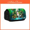 Zelda Themed Pattern Double Layer Flip Cover Stationery Storage Pencil Bag For Students And Office Use