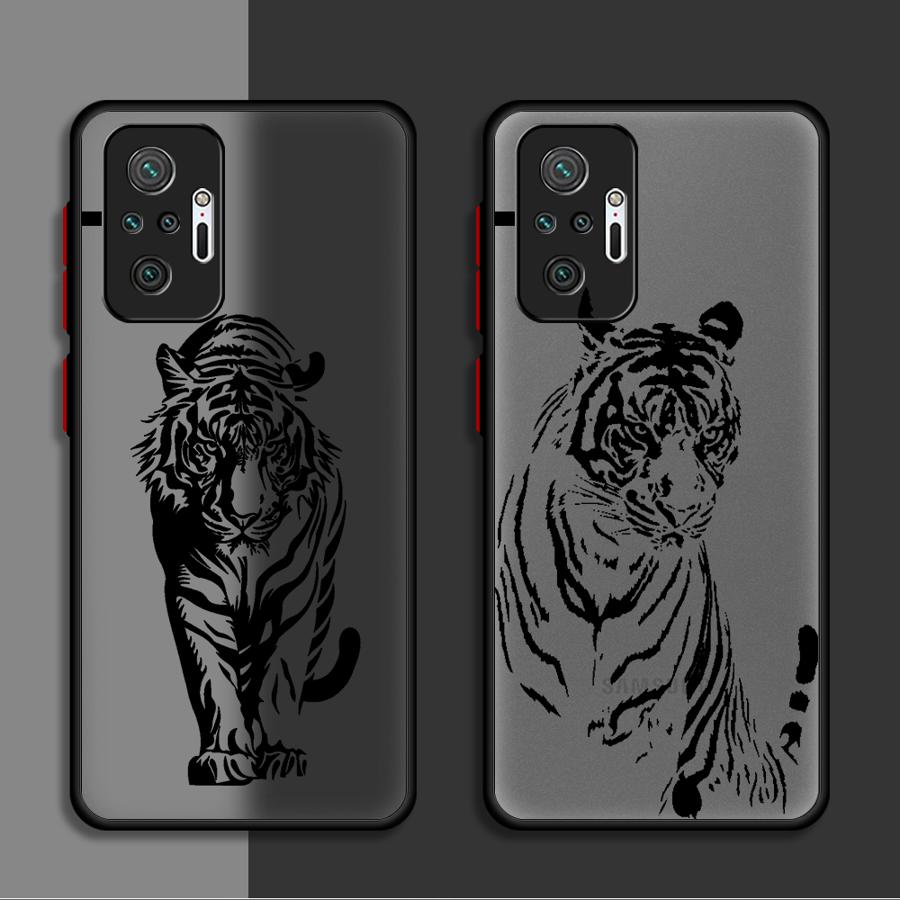 Cool Tiger Art Funda Back Phone Cover Case for Xiaomi Redmi Note 15 Pro 12 13C 9S A4 14 14C 11 10 13