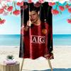 C Ronaldo Print Beach Towel, Large Soft Quick Dry Towel for Beach Camping Swimming