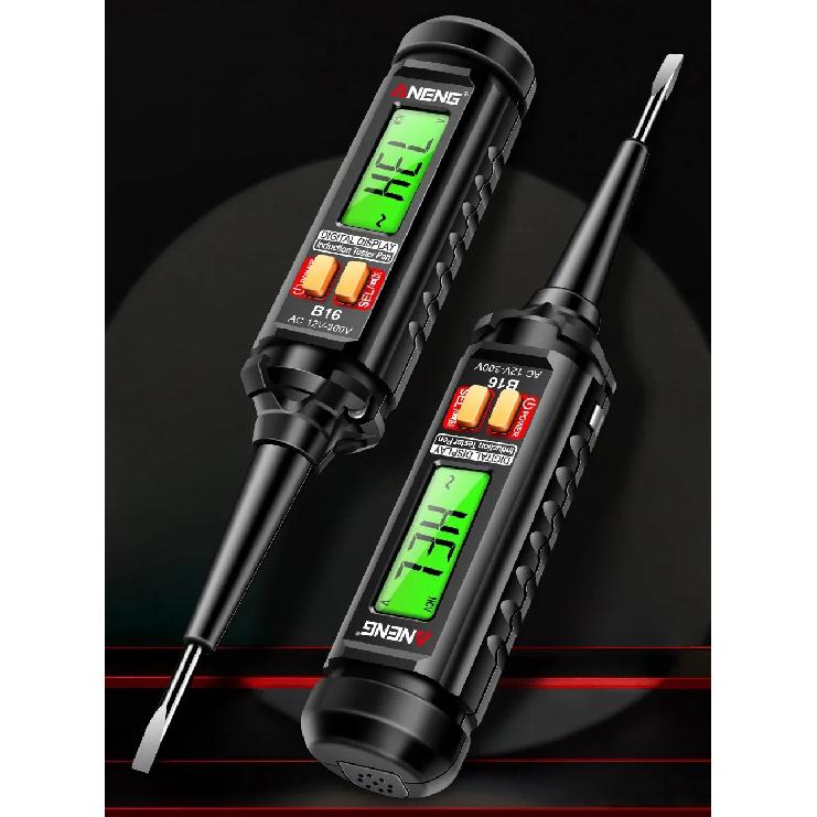 ANENG B16 Intelligent Digital Induction Test Pen 12V-300V Non Contact Test Pen Zero Wire Breakpoint Detection with Backlight