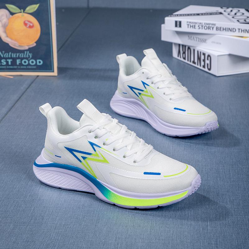 2025 Spring Large Size Running Shoes Women's Shock Absorption Ultra-light Sports Shoes Women's Breathable Mesh Shoes Student Body Test Shoes