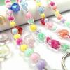 10pc Playful Shoe Jewelry Assorted Beaded Charms Frosted Acrylic Chains for Teens Girls Clogs Party Shoes