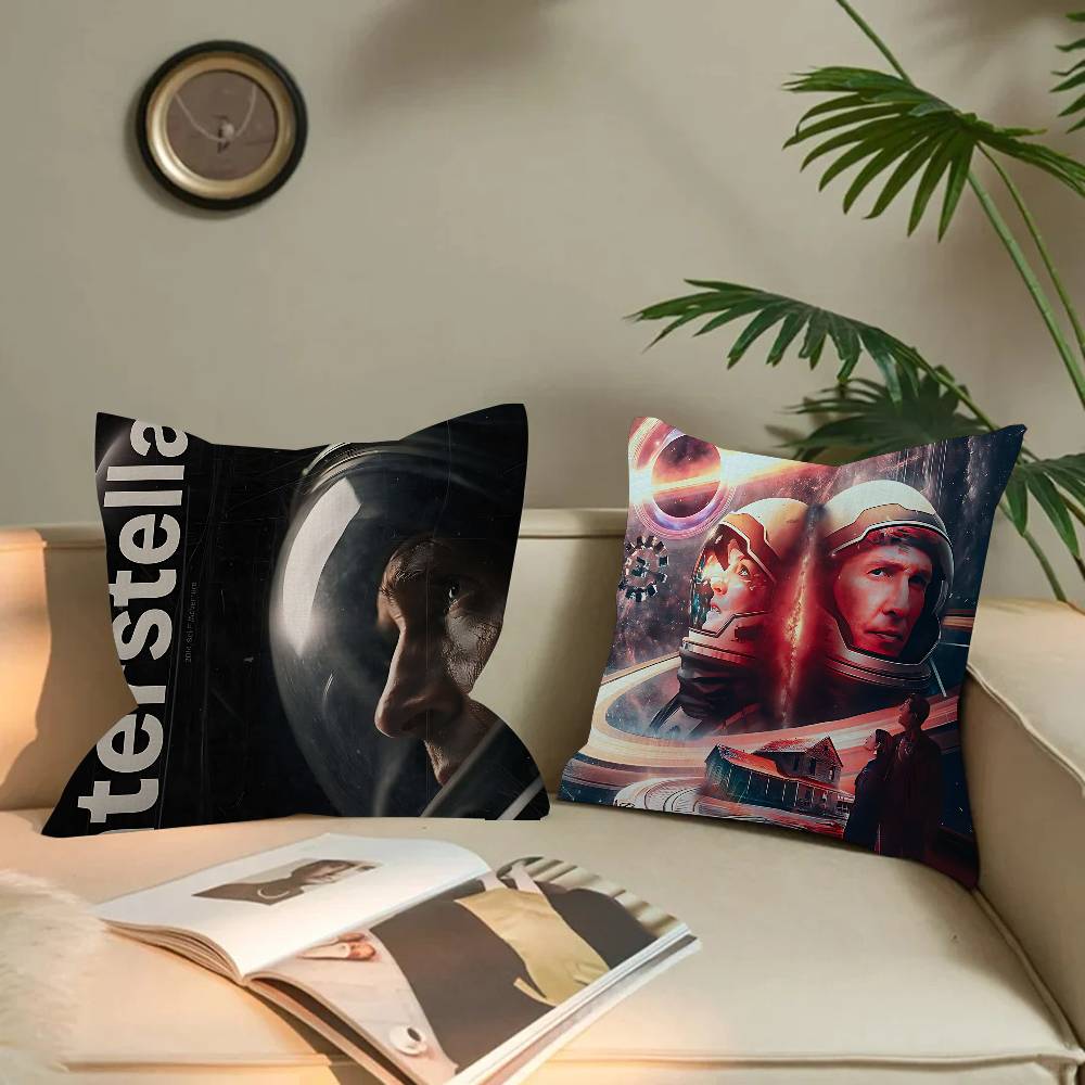 Hot Movie Interstellar Personalized Pillow Cover Kids Bedroom Wild Party Decor Pillowcase Kid Birthday Shower Gift